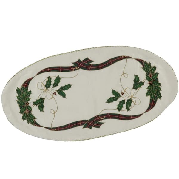 Holiday Nouveau Centerpiece, Multicolor - 14"W x 36"L