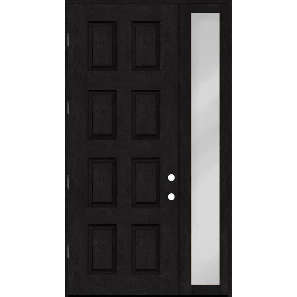Regency 61 in. x 96 in. 8-Panel RHOS Onyx Mahogany Fiberglass Prehung Front Door w/16 in. SL w/ 6-9/16 Jamb price history on PriceWatchPro