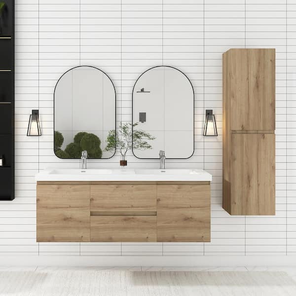 60 in. W x 20 in. D x 23 in. H Bathroom Storage Wall Cabinet in FOAK