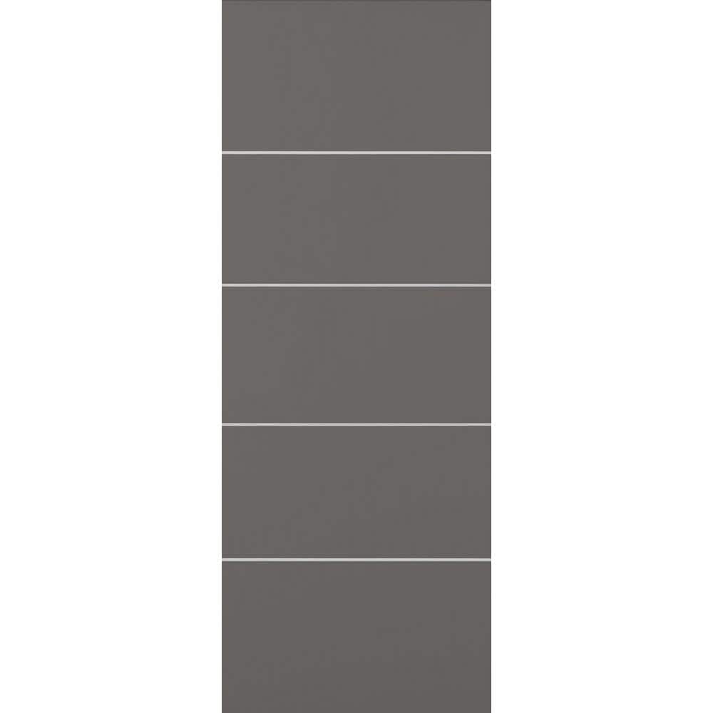 Optima 4H 30 in. x 84 in. No Bore Gray Matte Solid Composite Core Wood Interior Door Slab price history on PriceWatchPro