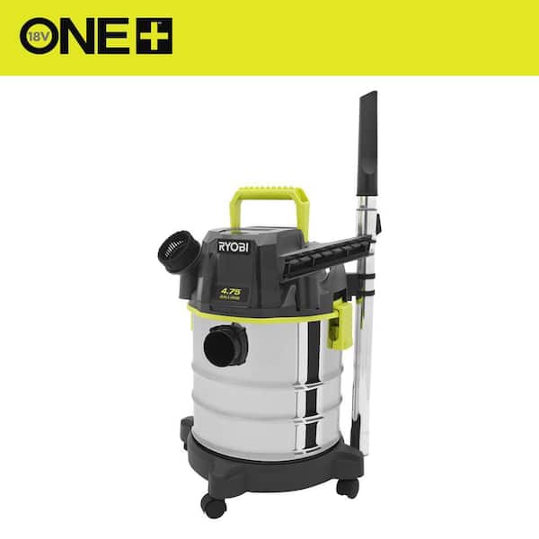 RYOBI ONE+ 18V Cordless 4.75 Gallon Wet/Dry Vacuum (Tool Only