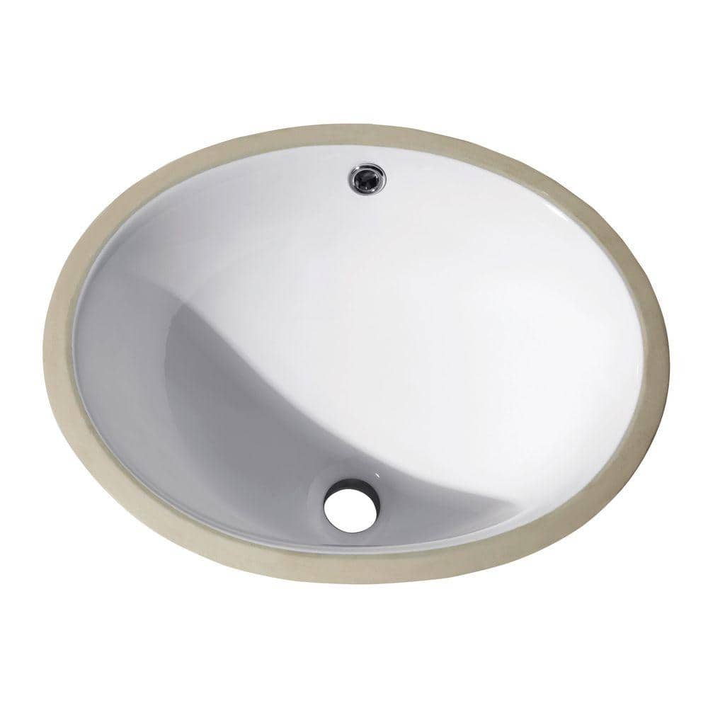 Reviews For Avanity Undermount Bathroom Sink In White Cum18wt The Home Depot