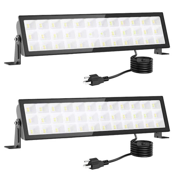 120-Volt 14000 Lumen LED Shop Lights for Workshop (2-Pack)