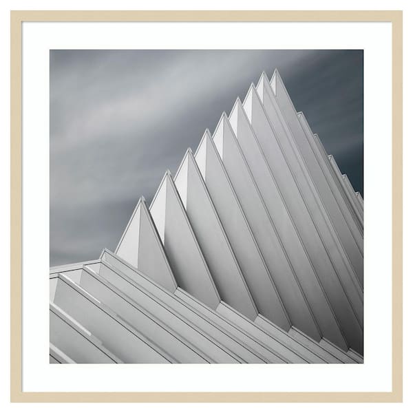 Amanti Art Agtam A by Gilbert Claes 1-Piece Framed Giclee Architecture Art Print 33 in x 33 in