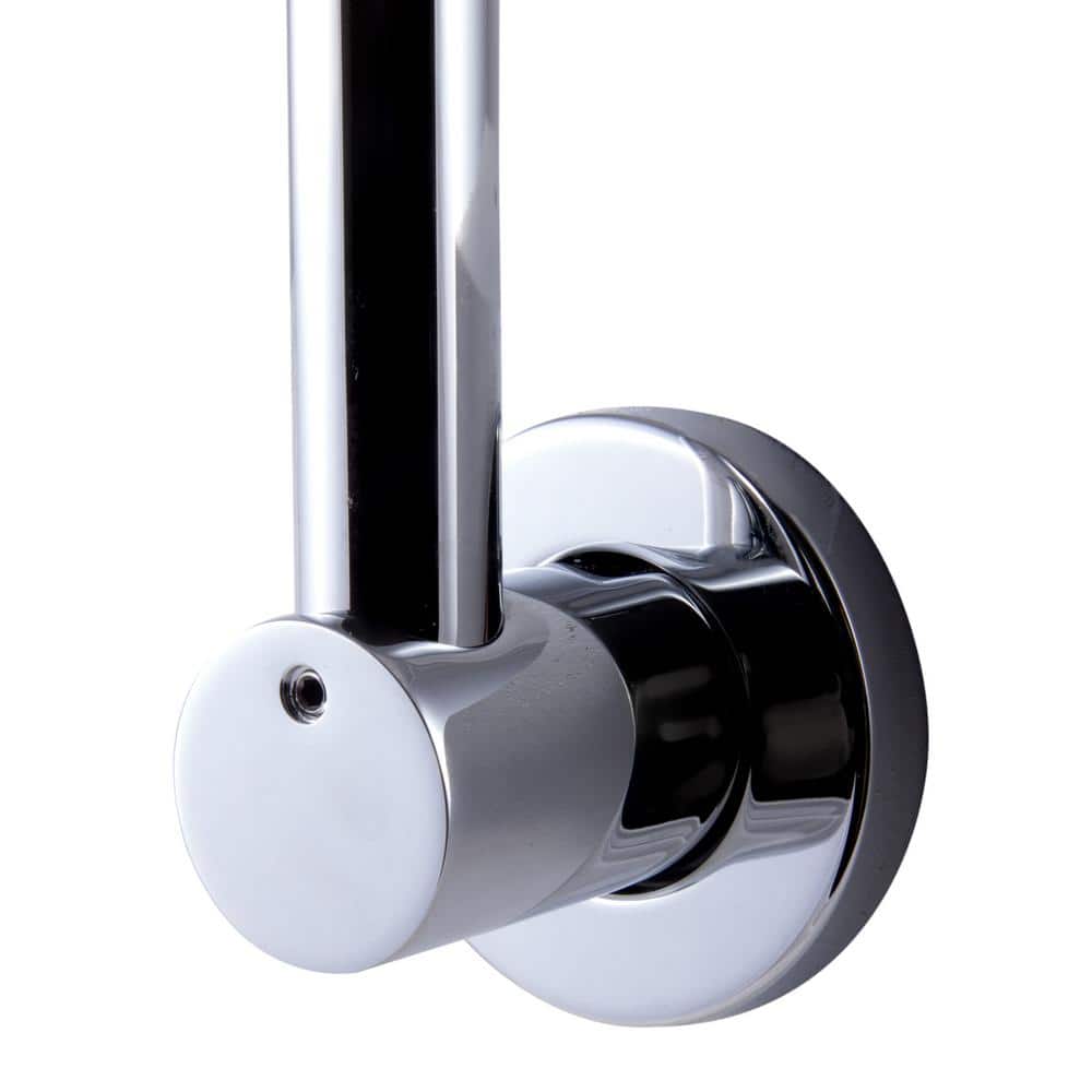 12" Polished Chrome Wall Mounted Shower Arm