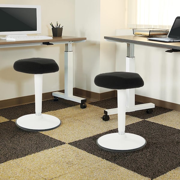 Costway Wobble Chair Height Adjustable Active Learning Stool Sitting Home Office - White