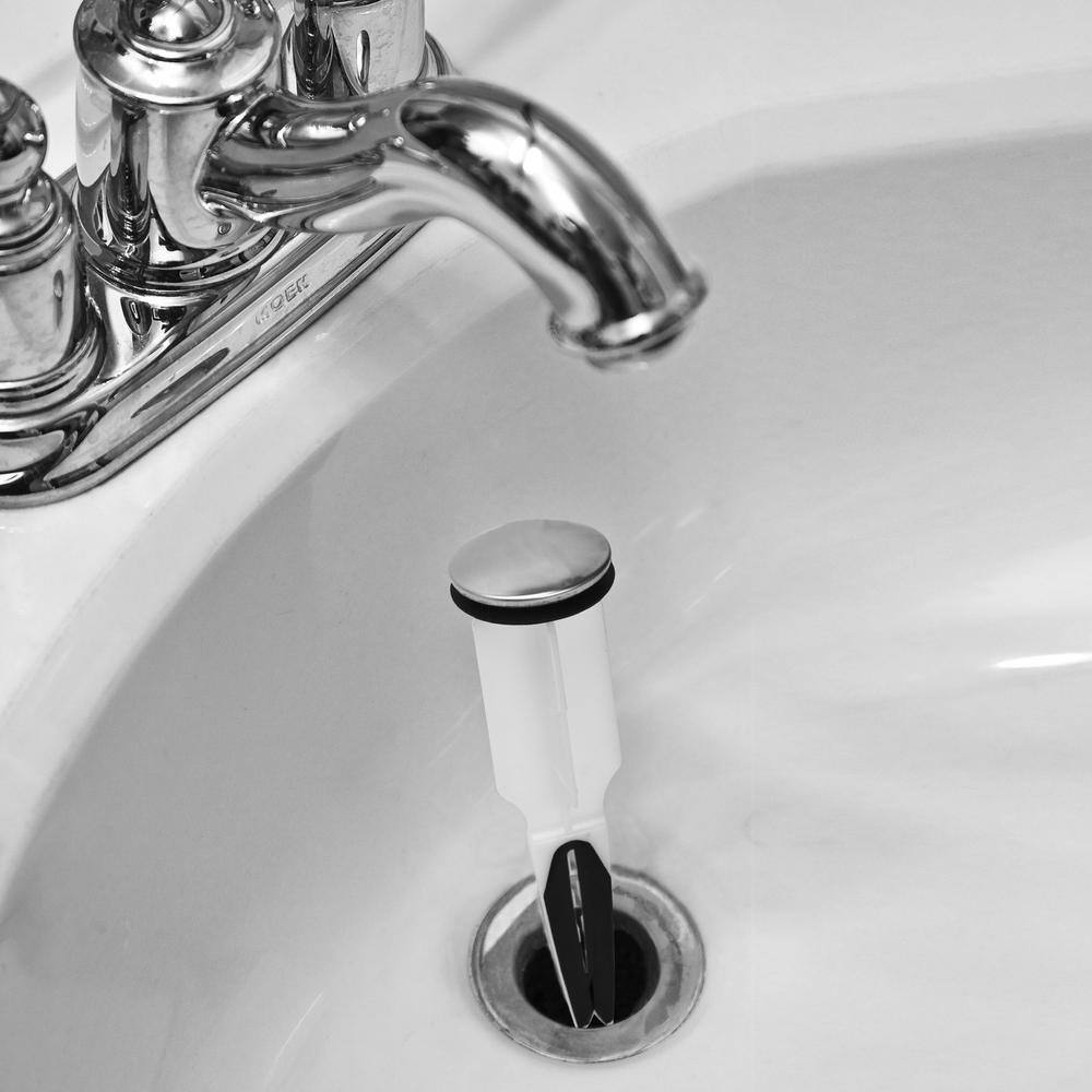 Brushed Nickel Universal Bathroom Sink Pop-Up Drain Stopper