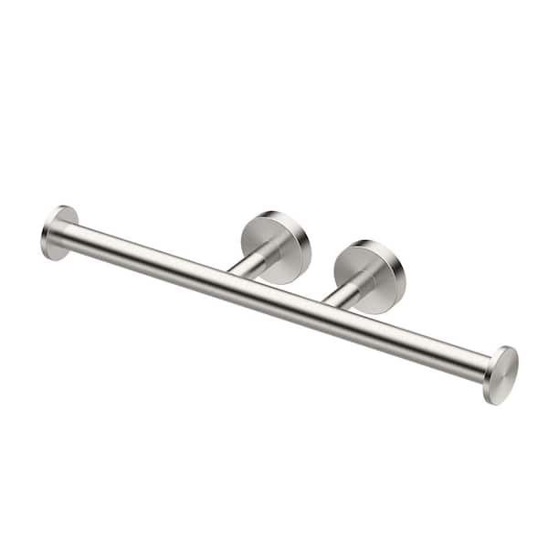 Gatco Glam Double Toilet Paper Holder in Satin Nickel