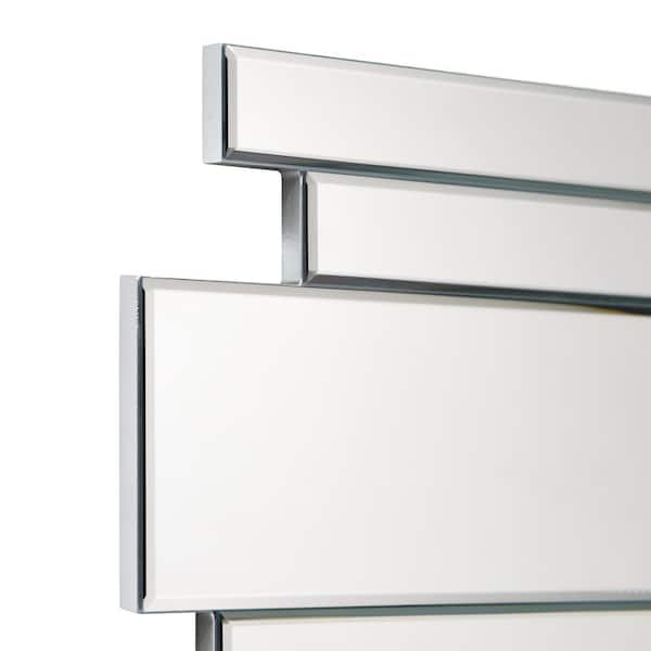 Empire Art Direct 24 in. W. x 48 in. H Rectangular Silver