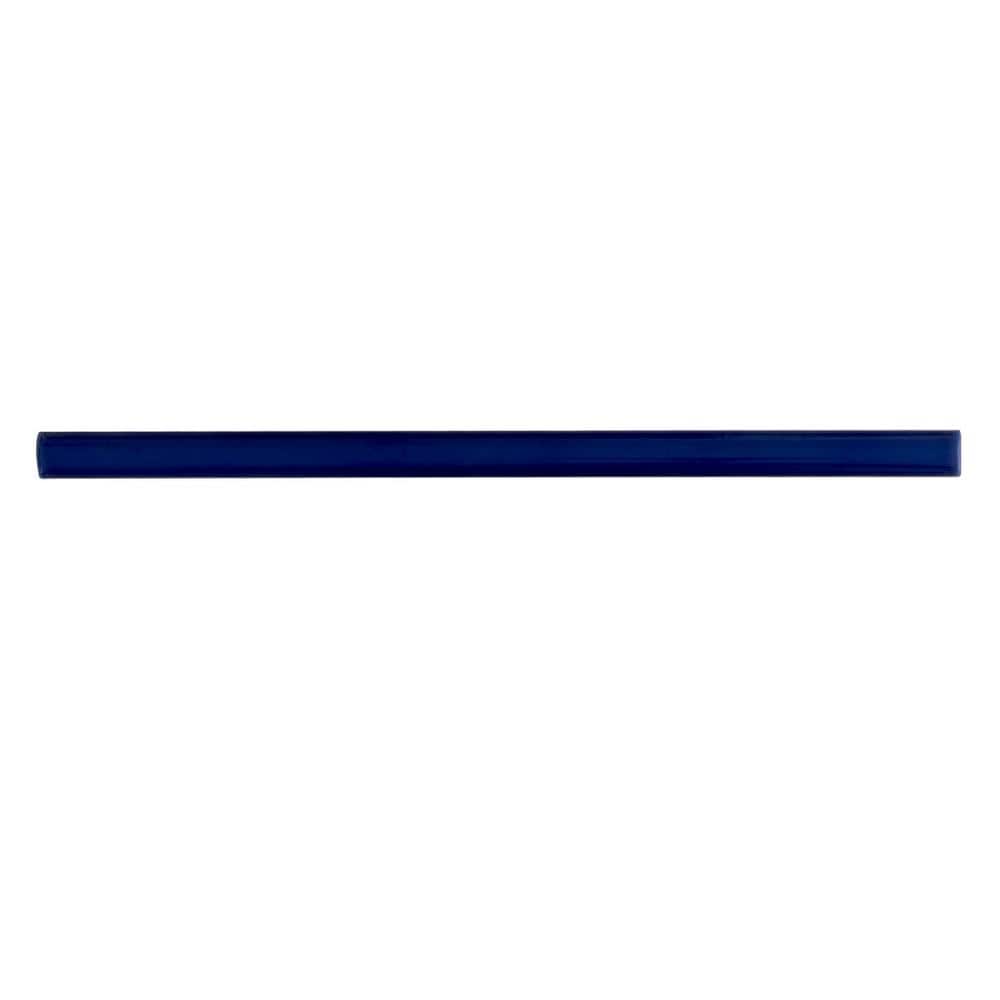 Terralis 0.6 in. x 12 in. Glossy Royal Blue Porcelain Bullnose Trim Wall and Floor Tile (0.5 sq. ft./Case) 10-Pack price history on PriceWatchPro