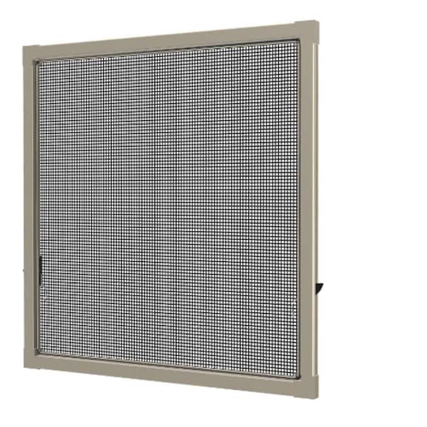 RITESCREEN Casement Series 17.0625 in. x 55.40625 in. Clay Aluminum Replacement Window Screen Compatible with Andersen
