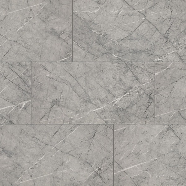 Slateview Pietra Greige 12 in. x 24 in. Polished Porcelain Floor and Wall Tile (1.9375 sq. ft. /each)