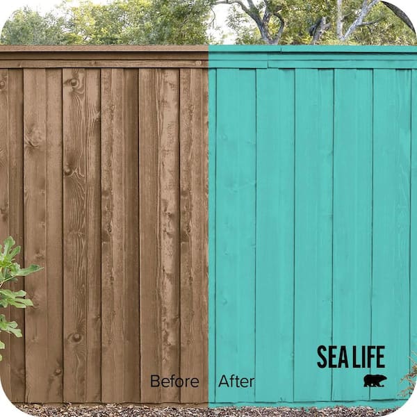 5 gal. #490B-4 Sea Life Solid Color House and Fence Exterior Wood Stain
