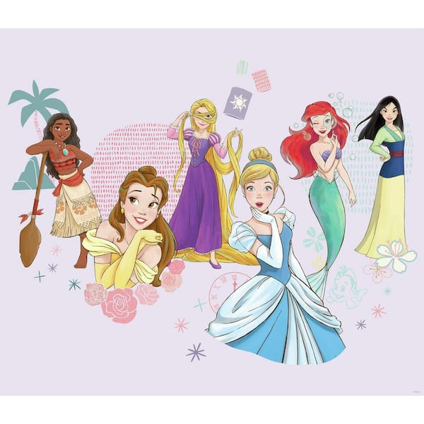 RoomMates Multi-Colored Disney Princess Tapestry