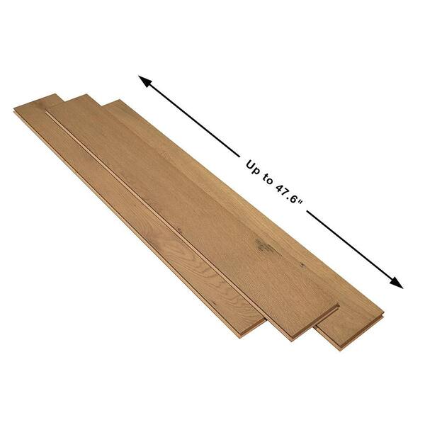 Malibu Wide Plank Sunset Cliffs French Oak 3/8 in. T x 6.5 in. W Click Lock Wirebrushed Engineered Hardwood Flooring (945.5 sq.ft./pallet)