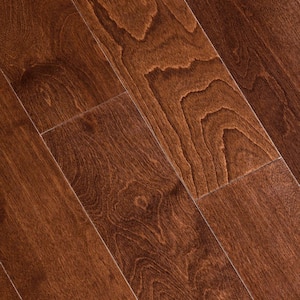 Dark Brown Birch 3/8 in. T x 5 in. W Engineered Hardwood Flooring (19.7 sqft/case)