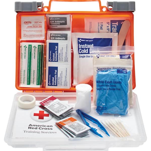 HDX 180-Piece, 25-Person Plastic OSHA First Aid Kit 59619 - The