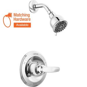Foundations 1-Handle Wall-Mount Shower Faucet Trim Kit in Chrome (Valve Not Included)