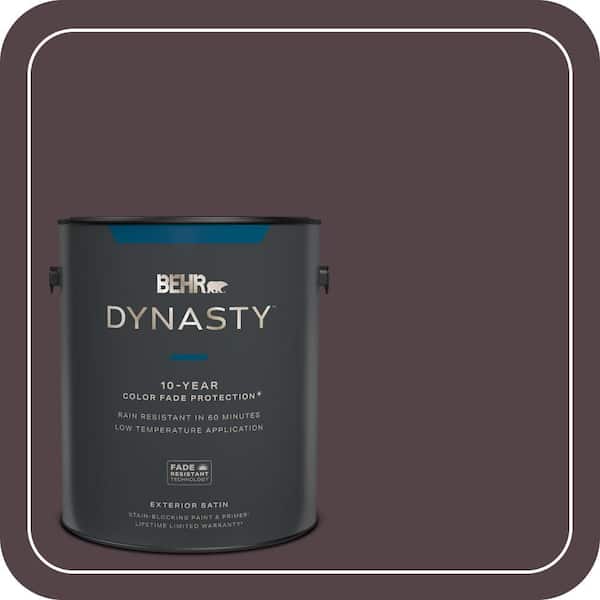BEHR DYNASTY 1 gal. Home Decorators Collection #HDC-FL14-9 Black Raspberry Satin Enamel Exterior Stain-Blocking Paint & Primer