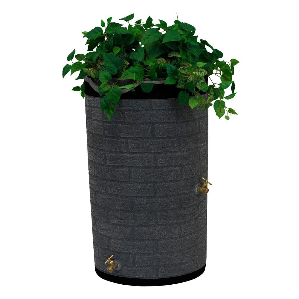Impressions Downton 50 Gallon Darkened Ribs Dark Granite Rain Barrel price history on PriceWatchPro