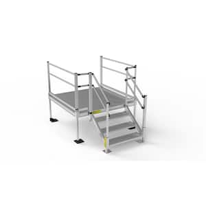 EZ-ACCESS Pathway 3G Solo Stair System 22 in. - 28 in. with 4 x 4