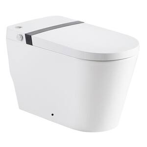 Rough in Size if different than 12 1-piece 3.8L/1 GPF Dual Flush Oval Toilet in White Seat Included