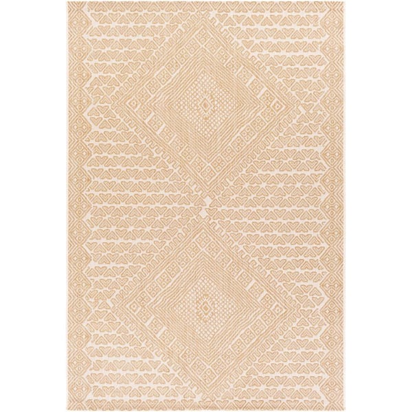 Livabliss Iliana Beige 7 ft. 10 in. x 10 ft. 2 in. Indoor/Outdoor Patio ...