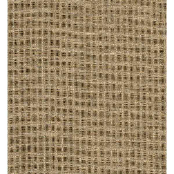 A-Street Prints Light Brown Cheng Woven Grasscloth Wallpaper Sample ...