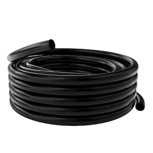 1/2 in. I.D. x 5/8 in. O.D. x 100 ft. Black Flexible Vinyl Tubing