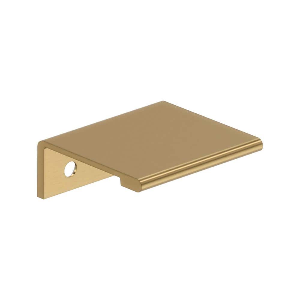 Streamline II 1-3/4 in. Center-to-Center (44mm) Modern Champagne Bronze Cabinet Edge Pull price history on PriceWatchPro