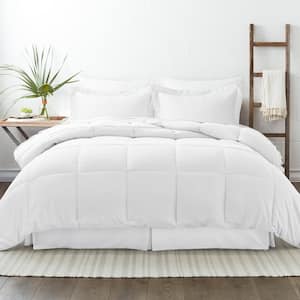 Performance 8-Piece White Full Comforter Set