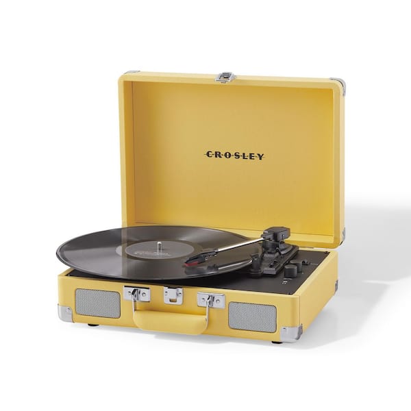 Cruiser Plus Record Player in Lemon Yellow