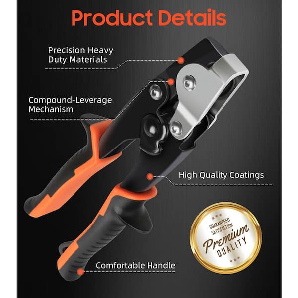 Laybus High Quality Steel Snap Lock Punch for Sheet Metal, Vinyl