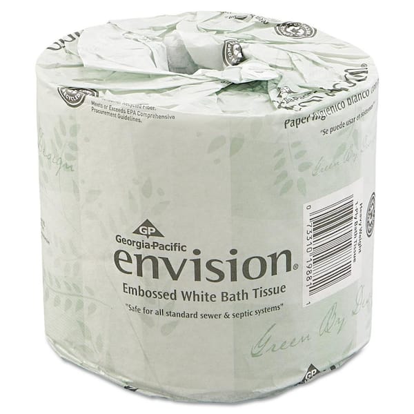GP 4 in. x 4.05 in. White Envision Standard Bath Tissue 2-Ply (80-Rolls)
