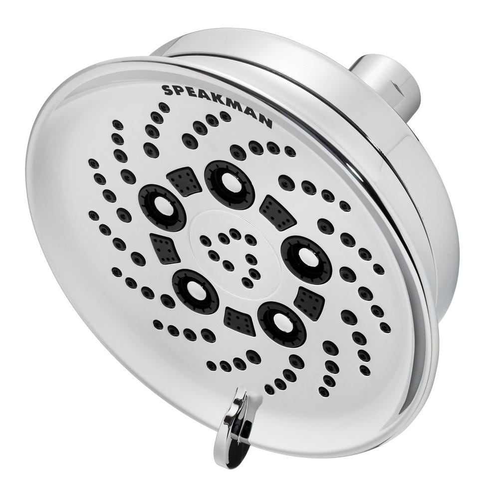 Polished Chrome Multi-Function Wall Mounted Shower Head