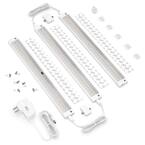12 in. LED 3000K White Under Cabinet Lighting, Dimmable Hand Wave Activated (3-Pack)