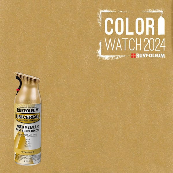 Rust-Oleum Universal 11 oz. All Surface Metallic Vintage Gold Spray Paint (6-Pack)