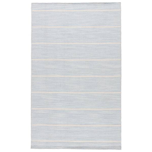 Kona Flat Weave Blue White 10 Ft X 14, Striped Flat Weave Rug