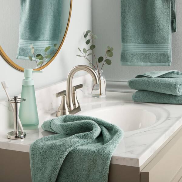 ハンカチ House on the Hill Small Towel Set 004 TOWN & COUNTRY LIVING Solid Dobby Border Cotton 20 in. x 30 in