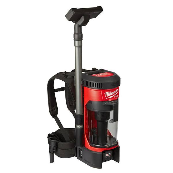 Milwaukee - M18 Fuel 18-Volt Lithium-Ion Brushless Cordless 1 Gal. 3-in-1 Backpack Vacuum Kit and One 8.0 Ah Battery and Accessories