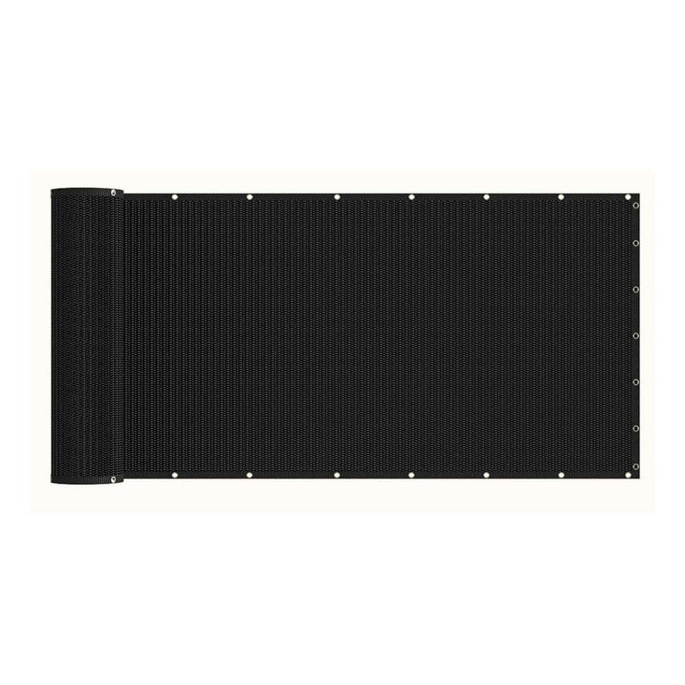 4 ft. x 25 ft. Heavy Duty 90% Blockage Privacy Screen Fence Mesh Shade Net for Wall Garden Yard Backyard, Black price history on PriceWatchPro