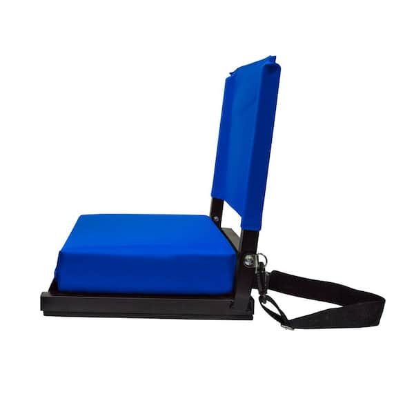 McMullen Reclining Stadium Seat with Cushion Arlmont & Co. Cushion Color: Blue