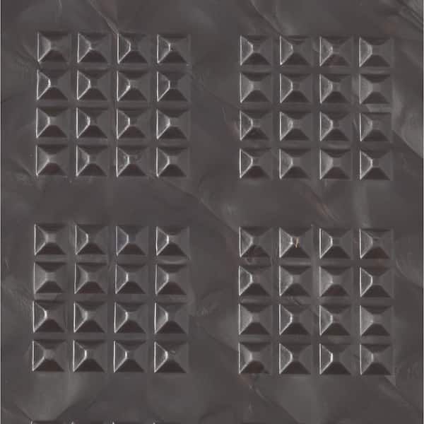 Norsk Multi-Purpose 18.3 in. x 18.3 in. Metallic Graphite PVC Garage Flooring Tile with Raised Diamond Pattern (6-Pieces) Norsk Multi-Purpose 18.3 in. x 18.3 in. Metallic Graphite PVC Garage Flooring Tile with Raised Diamond Pattern (6-Pieces)