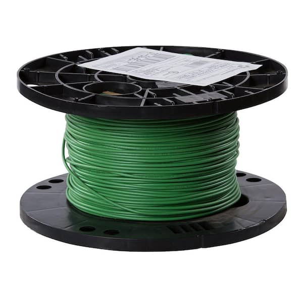 Southwire 500-ft 18-AWG Stranded Green Copper Tffn Wire (By-the