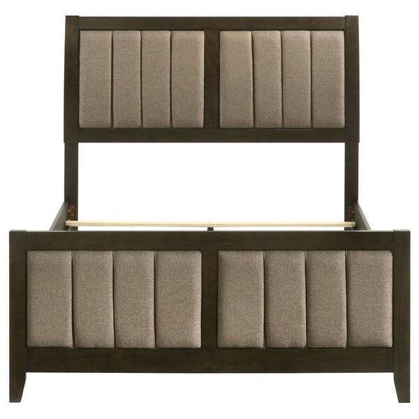 Coaster Wilkes Dark Cocoa and Brown Wood Frame Full Panel Bed with