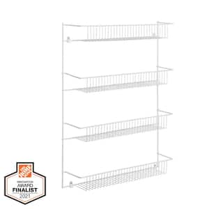 EZ Shelf Ezs-k-scrw72-5-4 Walk-In Closet Kit Hanging and Space White