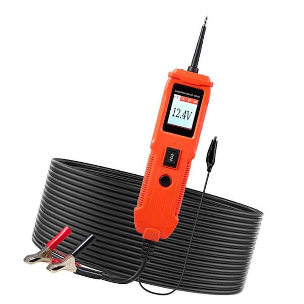 Automotive Circuit Tester, 8-35 DCV Power Circuit Probe Tester with Lighting, ABS Shell Electrical Detector Finder