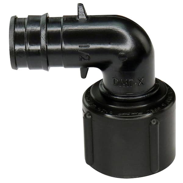 1/2 in. X 1/2 in. Poly-Alloy PEX-A Barb x FNPT Female Swivel 90° Elbow Adapter (5-Pack)