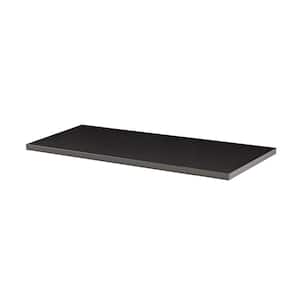 SUMO 45.3 in. W x 11.8 in. D x 0.98 in. Anthracite Lightweight Decorative Wall Shelf without Brackets