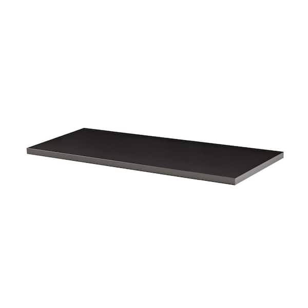 Dolle SUMO 45.3 in. W x 11.8 in. D x 0.98 in. Anthracite Lightweight Decorative Wall Shelf without Brackets